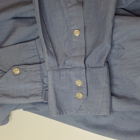 Lacoste Collared Button Up Classic Long Sleeve 100% Cotton - Picture 5 of 7